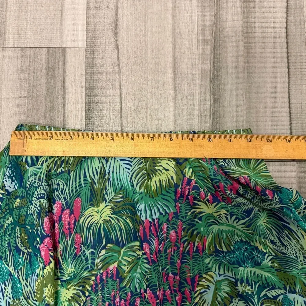 Show Me Your MuMu Green and Pink Tropical Skater Skirt